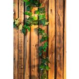 Klimop kunstplant slinger - 2x - 220 cm - groen - Kunstplanten
