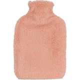 H&S Collection - Warmwaterkruik - Koraalroze - 1,75L - Met Extra Zachte Hoes