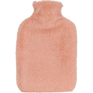 H&S Collection - Warmwaterkruik - Koraalroze - 1,75L - Met Extra Zachte Hoes
