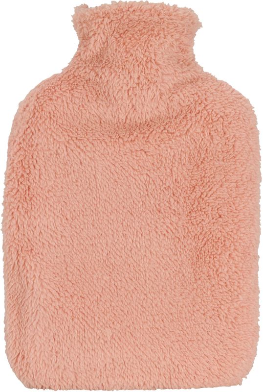 H&S Collection - Warmwaterkruik - Koraalroze - 1,75L - Met Extra Zachte Hoes