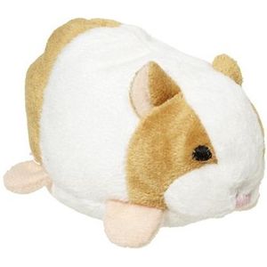 Pluche hamster knuffeltje 10 cm - Knuffel huisdieren