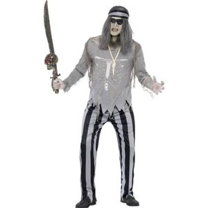 Piraten spook/zombie kostuum - Carnavalskostuums