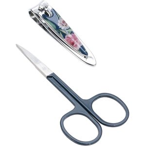 Nagelschaar of manicure schaartje met knipper - RVS - 8.5 cm - persoonlijke verzorging - Nagelschaartjes