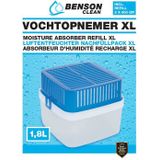 2x stuks vochtopnemers / vochtvangers 1,8 liter met 2x navulling - Vochtopnemers