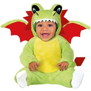Dierenpak draken verkleed kostuum voor baby/peuter 12-18 mnd - Carnavalskostuums