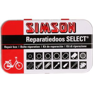 Simson fietsband reparatieset select - Fietsbandenplaksetjes