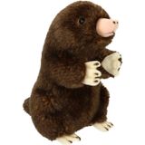 Pluche mol knuffeldier zittend 22 cm