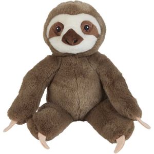 Pluche knuffel dieren Luiaard 23 cm - Knuffeldier