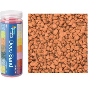 Grof decoratie zand/kiezels terra cotta 500 gram - Decoratief object