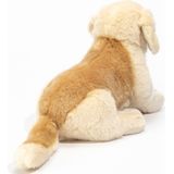 Knuffeldier hond Golden Retriever - zachte pluche stof - premium knuffels - blond - 30 cm - Knuffel huisdieren