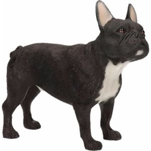 Beeldje Franse Bulldog hond - 12 cm - polystone - honden beeld - Beeldjes