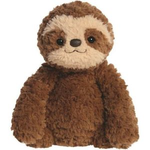 Aurora Eco Nation Pluche Knuffeldier Luiaard - Bruin - 27 cm - Bosdieren Thema Speelgoed