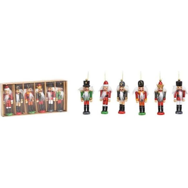 42 cm houten notenkraker pop vintage handwerk decoratie kerst action figure geschenken color- gold - Cadeaus & gadgets | o.a. & feestkleding | beslist.nl