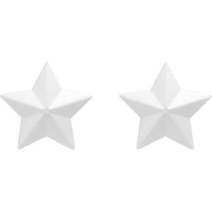 Set van 5x stuks piepschuim hobby knutselen vormen/figuren ster van 20 cm - Hobbybasisvoorwerp