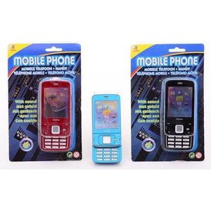 Speelgoed mobiele telefoon met geluid Rood