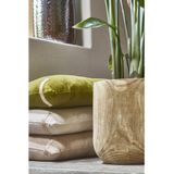 Mica Decorations Pia Bloempot - H31 X 31 cm - Hout - Bruin