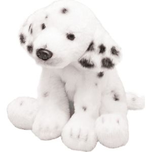 Pluche knuffel dieren Dalmatier hond 13 cm - Speelgoed knuffelbeesten - Honden soorten