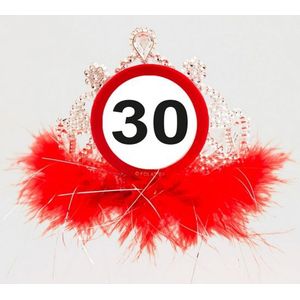 30 jaar geworden feest tiara - Verkleedhoofddeksels