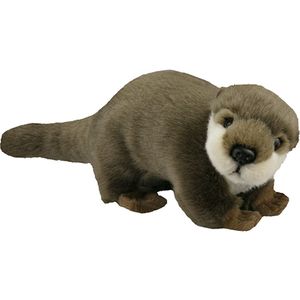 Pluche otter knuffel dier/beest 28 cm - Rivier dieren kinder speelgoed knuffels