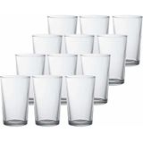 18x Drinkglazen/waterglazen transparant Chope hardglas 33 cl - Drinkglazen