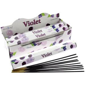 Wierook stokjes viooltjes 20 stuks