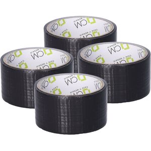 Duct tape - zwart - 6x rol - 48mm x 10m - binnen/buiten - Tape (klussen)
