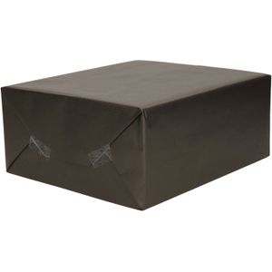 Kaft/inpakpapier - zwart -  200 x 70 cm - Cadeaupapier