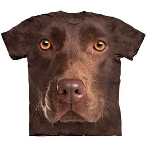 Honden dieren T-shirt bruine Labrador voor volwassenen - T-shirts