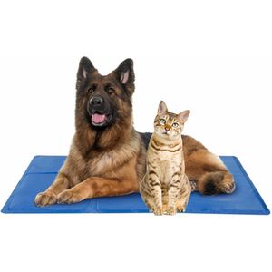 Verkoelende huisdieren gelmat/koelmat voor honden en katten XL 60 x 80 cm - Dierenmanden