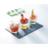 6x Stuks dessertglazen/amuse glazen 210 ml - Glaasjes voor nagerechten/toetjes