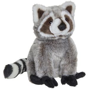 Pluche Wasbeer knuffel van 18 cm - Dieren speelgoed knuffels cadeau - Wasberen Knuffeldieren/beesten