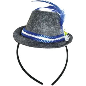Oktoberfest haarband met hoedje - Verkleedhoofddeksels