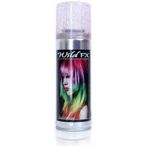 Glitter hairspray multicolor - Verkleedhaarkleuring
