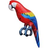 Opblaasbare ara papegaai dieren 25 cm speelgoed - Opblaasfiguren