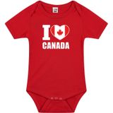 I love Canada baby rompertje rood jongen/meisje - Rompertjes