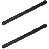 2x stuks gummi knuppel van politie - Verkleedattributen