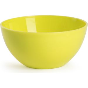 Plasticforte kommetjes/schaaltjes - dessert/ontbijt - kunststof - D17 x H7 cm - groen - BPA vrij