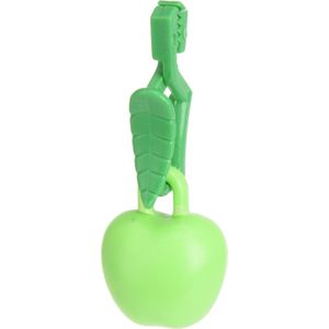 Tafelkleedgewichten appels - 4x - groen - kunststof - voor tafelkleden en tafelzeilen - Tafelkleedgewichten