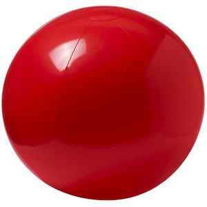 Opblaasbare strandbal extra groot plastic rood 40 cm - Strandballen