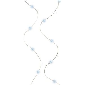 Draadverlichting zilverdraad 40 witte lampjes - 195 cm - Lichtsnoeren