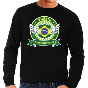 Zwart Brazil drinking team sweater heren - Feesttruien