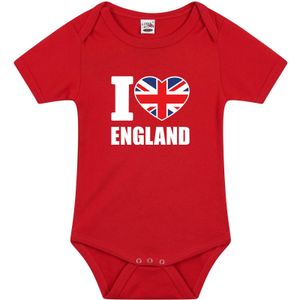 I love England baby rompertje rood Verenigd Koninkrijk jongen/meisje - Rompertjes