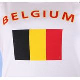 Belgische vlag tanktop / singlet voor dames - Feestshirts