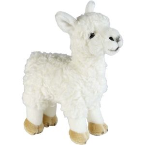 Pluche Witte Lama/Alpaca Knuffel 32 cm