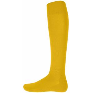 1 paar hoge sokken geel - Verkleedkousen