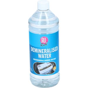 Accuwater/Demiwater - gedemineraliseerd water - fles 1 liter- water zonder zouten - Auto-accessoires