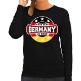 Have fear Germany is here / Duitsland supporter sweater zwart voor dames - Feesttruien