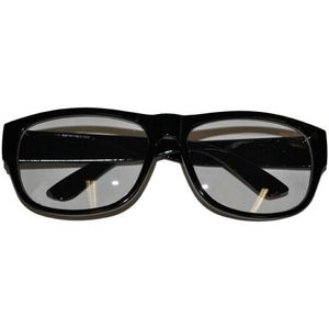 Zwarte feestbril - Verkleedbrillen