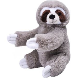 Speelgoed knuffel luiaardje grijs 25 cm - Knuffeldier