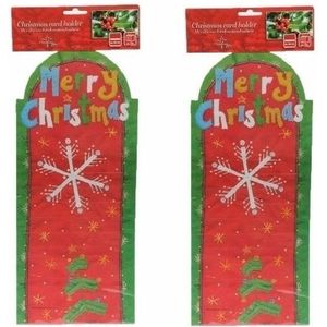 4x stuks houder speciaal voor uw kerstkaarten - Kerstkaarten